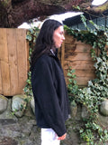 Vintage The North Face Quarter Zip Sweatshirt / 1-4 Zip Fleece Black