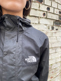 The North face Vintage Lightweight Waterproof Hooded Windbreaker Jacket Black