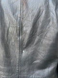 Vintage 90s Genuine Leather Jacket / Blazer Black