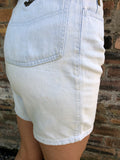 Vintage Giorgio Armani Jeans 90s High Waisted Denim Shorts Light Blue