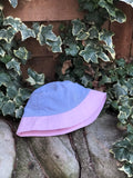 Vintage Reworked Ralph Lauren Recycled Shirt Bucket Hat - Blue & Pink