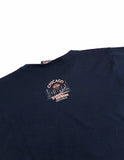 Vintage y2k Harley Davidson Chicago Graphic Print T Shirt Navy