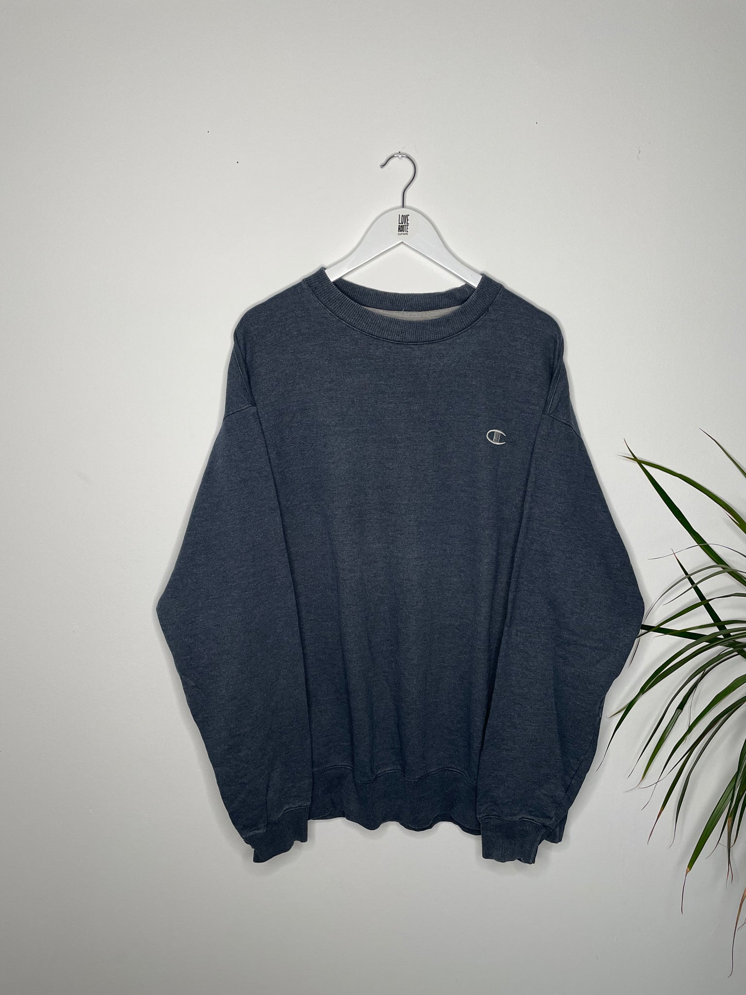 Vintage champion sweatshirt / sweater / 90s champion jumper navy