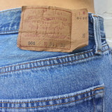 Vintage Denim Levi High Waisted Nirvana Frayed Shorts