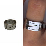 Vintage Style Swoosh Rings        (Select Colour/Style)