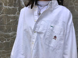 Vintage Tommy Hilfiger Unisex Oversized Baggy Shirt White