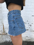 Vintage Levi’s 550 Denim Mini Skirt Blue